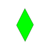 Green Rhombus Picture