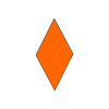 Orange Rhombus Picture