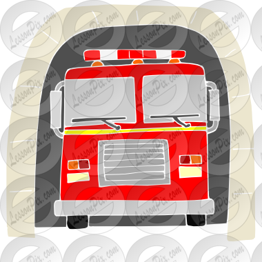 Firetruck Stencil