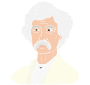 Mark Twain Stencil