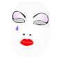 Kabuki Mask Stencil
