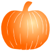 A+small+medium+orange+pumpkin+grows. Stencil
