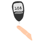 Diabetic Glucose Meter Stencil