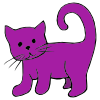 Purple+Cat Picture
