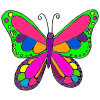 The+butterfly+is+colorful. Picture