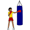 I+can+punch+a+punching+bag.+That+is+a+good+choice+for+me_ Picture