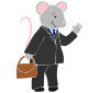 City Mouse Stencil