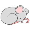 Sleeping+Mouse Picture