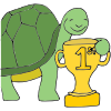 Tortoise+won+because+he+was+slow+and+careful. Picture