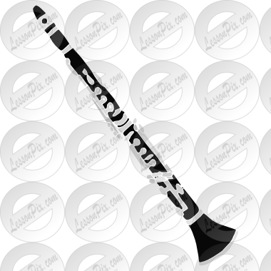 Clarinet Stencil