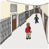 I+can+walk+by+myself+down+the+hallway+to+my+class. Picture