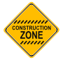 Construction Zone Stencil