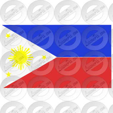 Philippines Flag Stencil