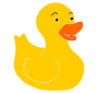 Happy Duck Stencil
