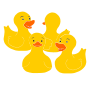 Rubber Ducks Stencil