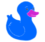 Blue Duck Stencil