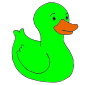 Green Duck Picture