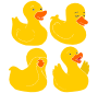 Four Ducks Stencil