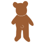 Teddy Bear Back Stencil