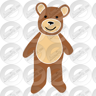 Teddy Bear Front Stencil