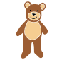 Teddy Bear Front Stencil