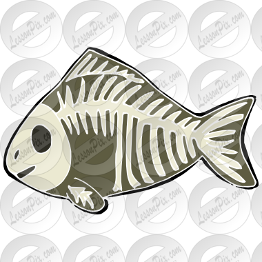 X-ray Fish Stencil