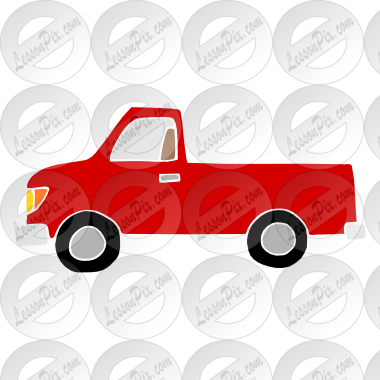 Pickup Truck Stencil