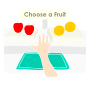 Choose a Fruit Stencil