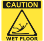 Wet Floor Stencil