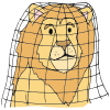 Lion+is+trapped. Picture