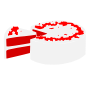 Red Velvet Cake Stencil