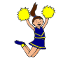 Cheerleader+with+pom-poms Picture