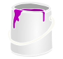 Purple Paint Stencil