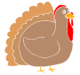Calm Turkey Stencil