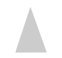 Isosceles Triangle Stencil