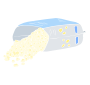 Microwave Popcorn Stencil