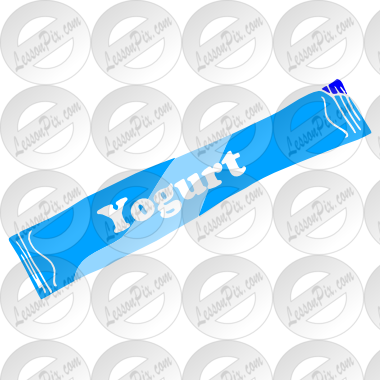 Yogurt Tube Stencil