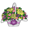 Flower+Basket Picture