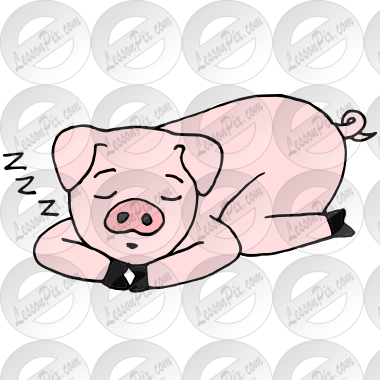Sleeping Pig Picture