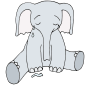 Sad Elephant Picture