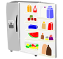 Open Refrigerator Stencil
