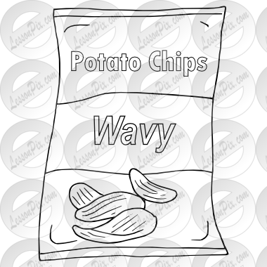 Potato Chips Outline