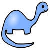1+blue+brontosaurus. Picture