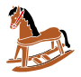 Rocking Horse Stencil