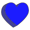 Blue+Heart Picture