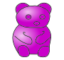 Purple Bear Picture