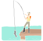 Fishing Stencil
