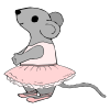 Ballerina Mouse Picture