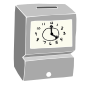 Time Clock Stencil