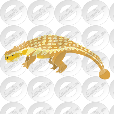 Ankylosaurus Stencil